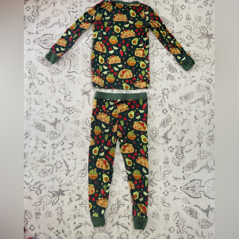 Little Sleepies Taco Avocado Pajamas